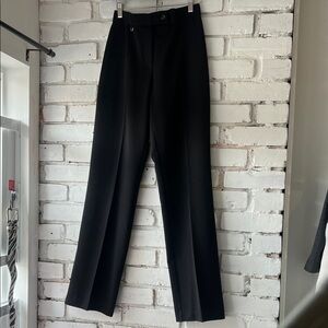 32” inseam Straight Leg Women's Pants in Black tall girl trouser